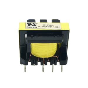 China High Frequency 24V Output Rectangle Custom EE25 12V 110V Single Phase Step-up Ferrite Core 220V Input Power Transformer wholesale