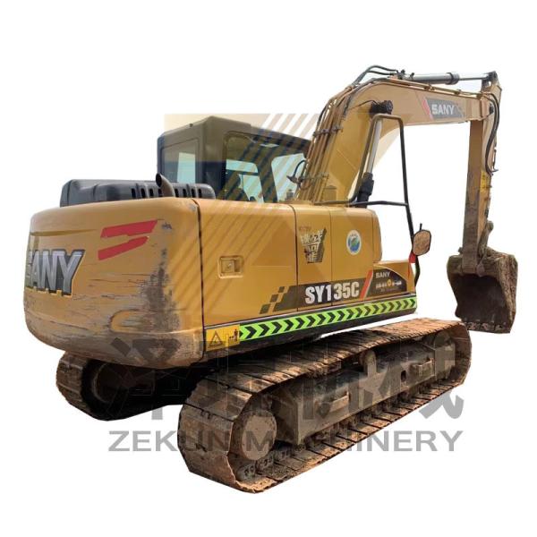 Quality Used Sany SY135C Pro Excavator with 0.6m³ Bucket Capacity In Shanghai for sale