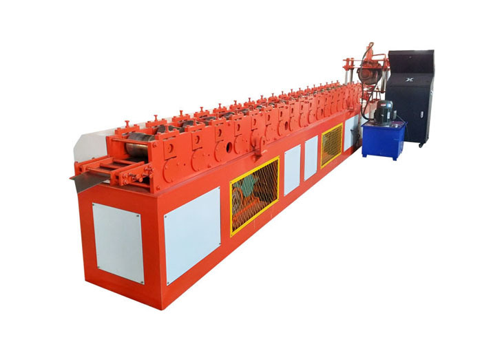 12mm Side Board Automatic Rolling Shutter Machine , Door Panel Roll Forming Machine