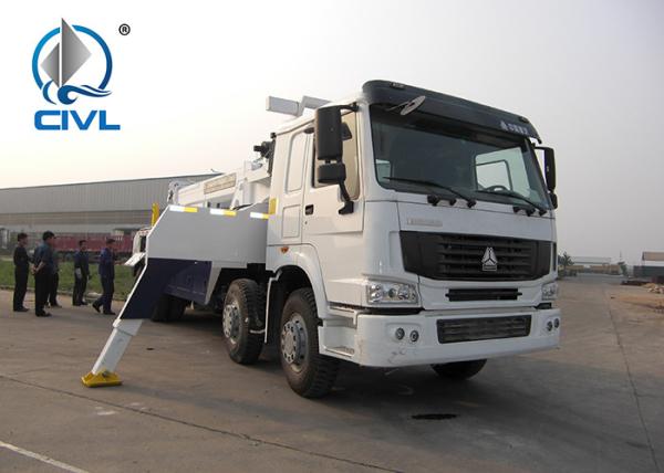 Manual HOWO Wrecker Tow Truck 8X4 with Sewing out legs Wrecker Truck Tow Wrecker