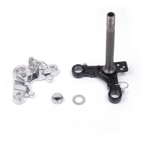 China SGS Approved Motorcycle Steering Stem For CG Fork Tee Fork Upper Fork Top Bride Bottom wholesale