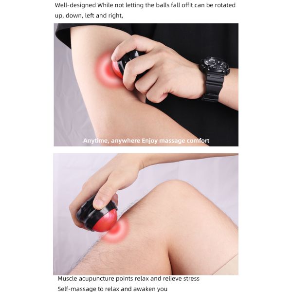 Handheld Massage Roller Ball Customized Logo 170g For Fully Body