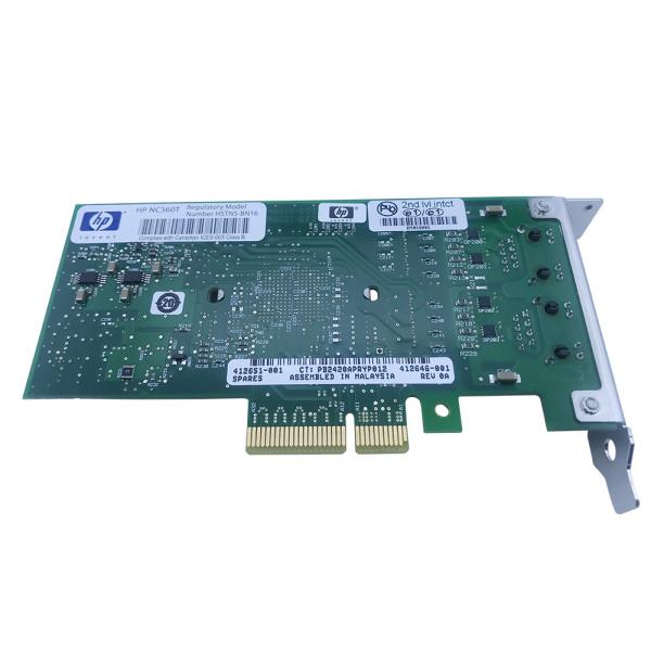 Quality Intel HP NC360T PCI Express Dual Port Gigabit Server Adapter Network Card for sale