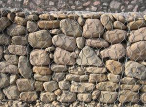 2 X 1 X1 2.7mm Gabion Baskets Rock Filled Hexagonal Wire Mesh Gabion