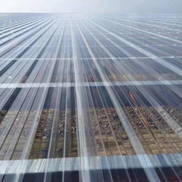 Quality Polycarbonate Corrugated Plastic Skylight Sheet Customized Length 0.8mm-2.8mm for sale