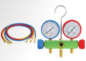 First-Class 134A Pressure gauge set, metal handle, explosion-proof bottle opener 2196 pipe pressure 600PSI-3000PSI