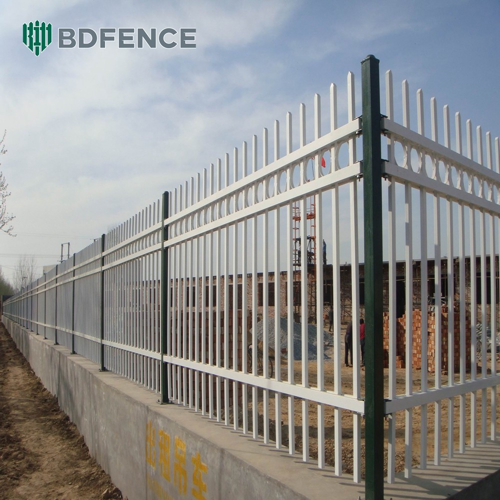 Coastal Tubular Steel Fence Humidity Resistant