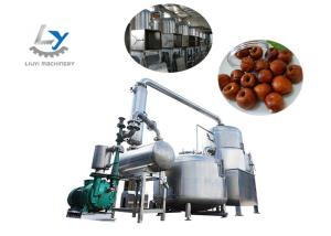 PLC Control Continuous Vacuum Fryer Machine , Potato Chips Frying Machine
