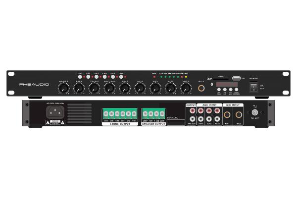Quality 6 Zones 80w 240w 460w PA Mixing Amplifier For Public Address System for sale