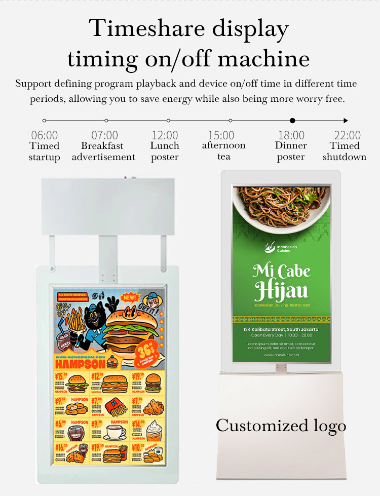 32''-65'' TV Ultra Thin Digital Signage And Displays Android Wall Mounted Digital Advertising Screen