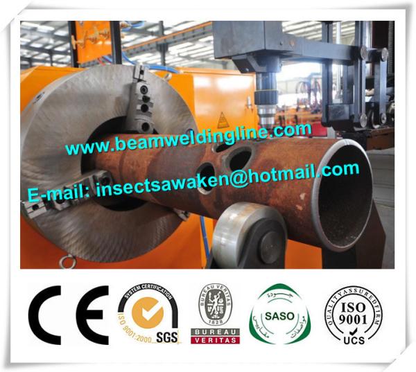 Quality CNC Plasma Cutting Machine Mild Steel Pipe Bevelling Machines for sale