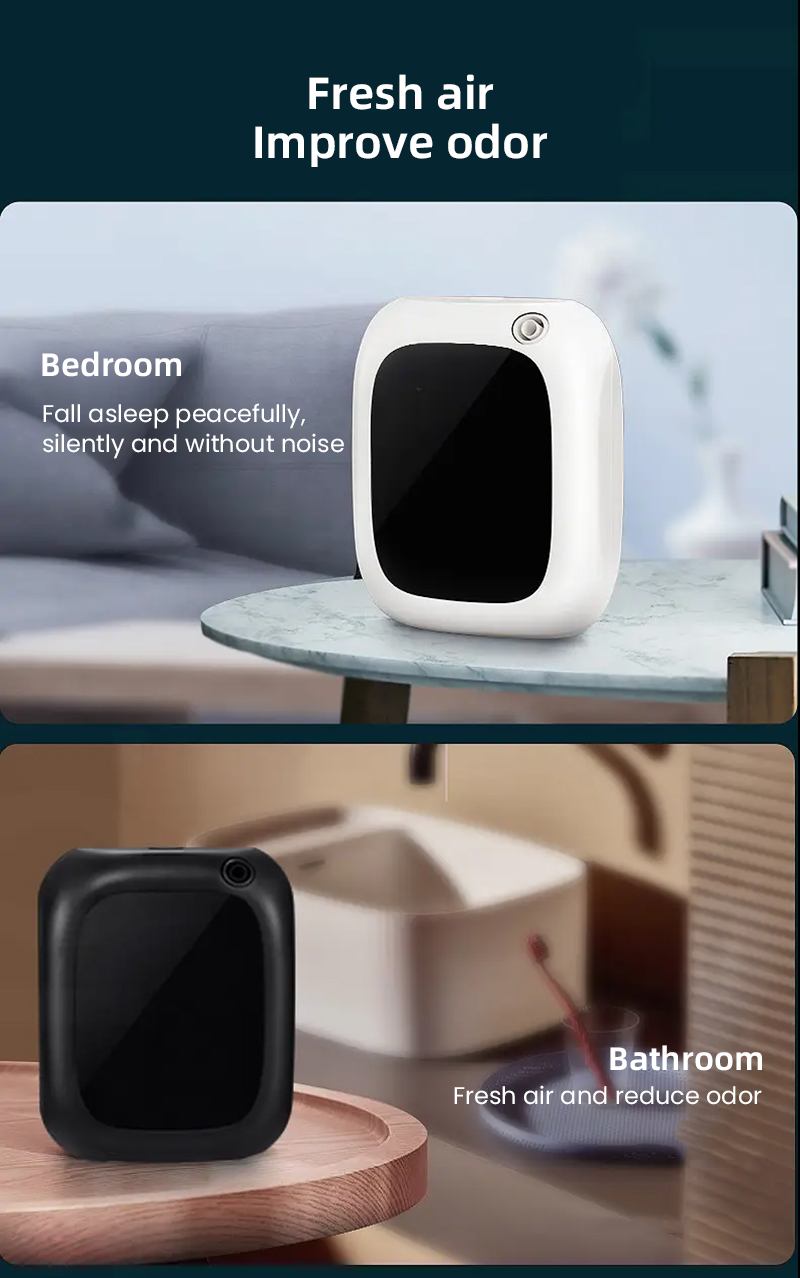 HOMEFISH DC12V Waterless Aroma Scent Diffuser Low Noise App Controlled for Home