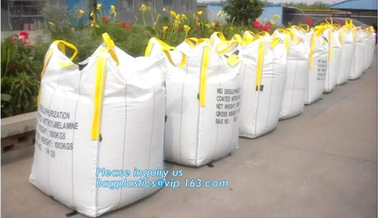 customizable PP u-panel baffle big bag /coated white woven PP jumbo bag/ventilated 4 panel baffle bag/all colors availab