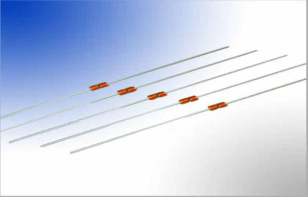 Quality Axial Leaded Glass Encapsulated NTC 50K Thermistor For Temperature Sensing for sale