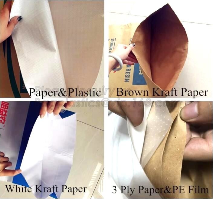 Hot Selling Kraft Paper PP Woven Plastic Cement Valve Bag For 25Kg,kraft paper laminated pp woven sandwich bag for logis