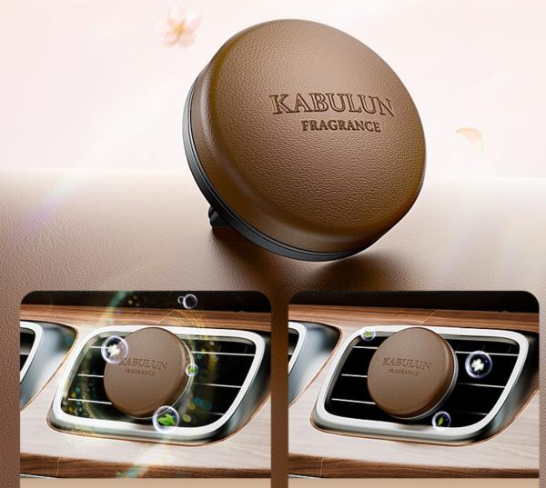 Quality Leather Scented Car Air Freshener Promotional Cherry Car Aromatherapy for sale
