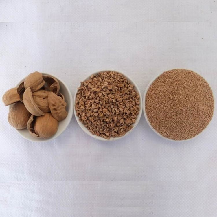 Polishing filter sewage treatment cosmetics polishing sanding sandblasting rust removal of walnut shell particle
