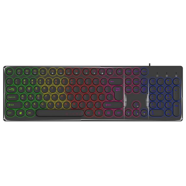 19-key Anti-ghosting Keyboard With Replaceable And Colorful Monochrome Keycaps Slit Backlight Customizable Magnetic Ring