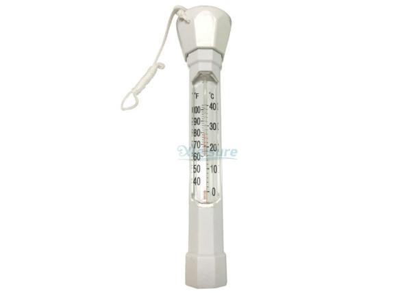 Quality White Color Floating Spa Tub Accessories Spa Thermometers With String , Easy Read Water Temperature Meter for sale