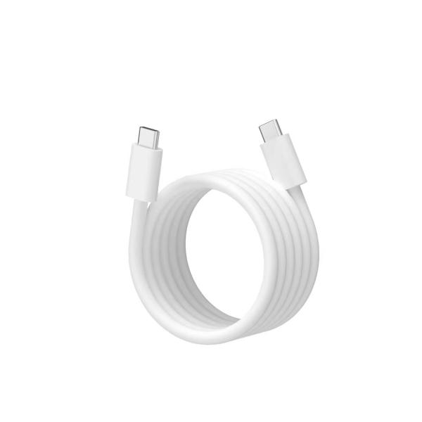 Quality White Magnetic USB 2.0 Data Cable Usb Type C To C Dust And Water Resistant for sale