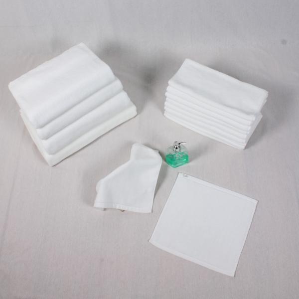 Quality 100% Cotton 30x30cm Plain White Hand Towels for sale