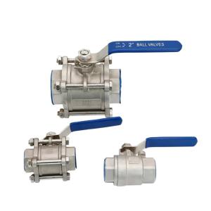 China Customized Support ODM 1/2&quot; 4&quot; Black Stainless Steel Ball Valve DN50 for Industrial Applications wholesale