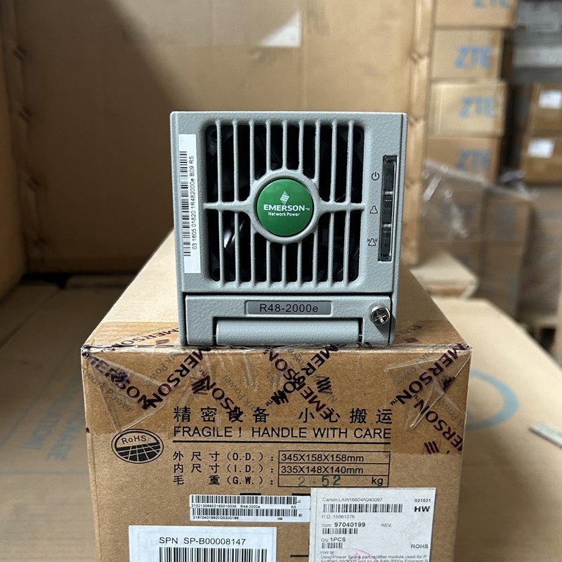 Emerson R48-2000e Rectifier Module R48-2000e 48V 2000W High Efficiency DC TELCOM Power Supply