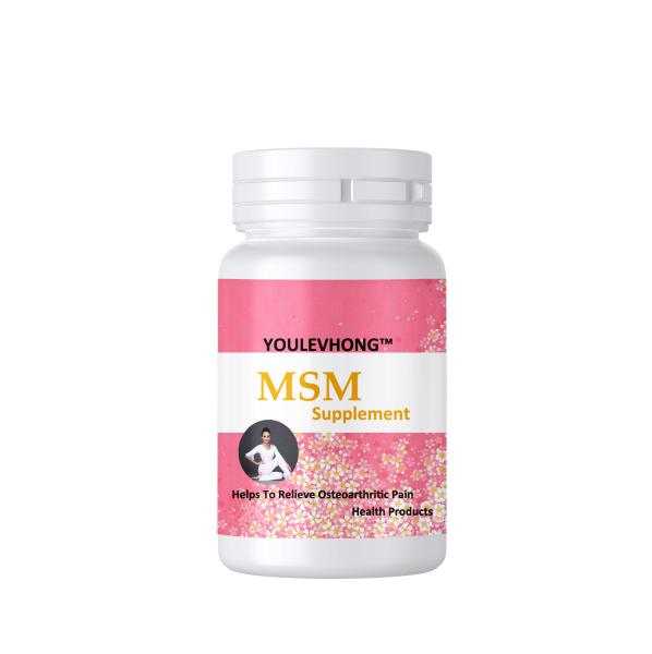 Quality YOULEVHONG® MSM Promotes Strength, Endurance Organic Sulfur Msm Supplement Serving Size 1 Capsules No Artificial Colors Incorporated for sale