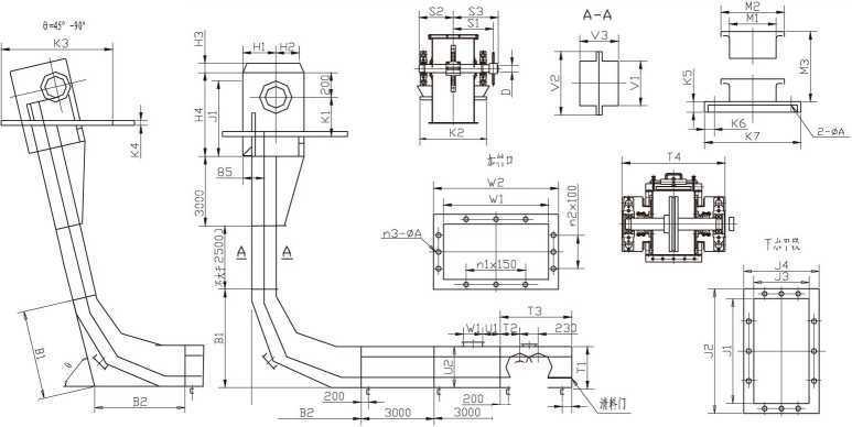 OEM Custom Grain Coal Ash Chip Embedded Scraper Transporter Conveyor