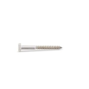 Stainless Steel Plated Carbon Steel DIN571 Hex Head Wood Screw