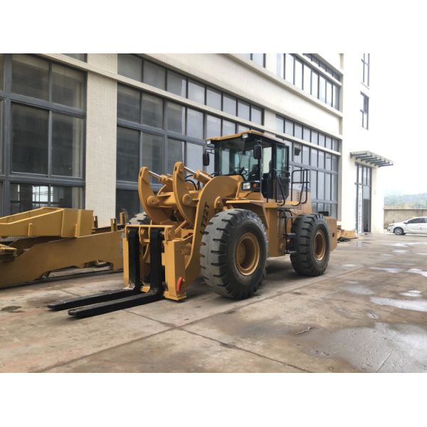 Flameproof 22 Ton Outside Forklift Front End Loader With Steel Coil Fork