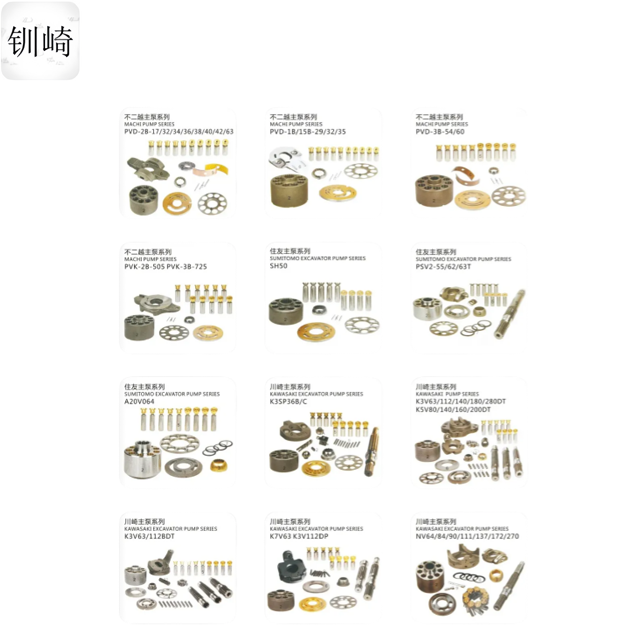 Construction Machinery Parts Excavator Hydraulic Pump Essential Engineering Component
