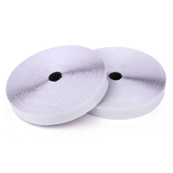 DANSKY Custom Size Strong Adhesive Hook and Loop Fastener Tape Strip Nylon Self-adhesive Hook and Loop Tape Roll