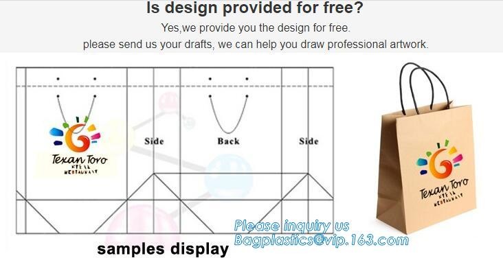 Customized Cut Printed Coated Paper Shopping Bag with Matt Lamination,rope handle custom logo printed white paper bag