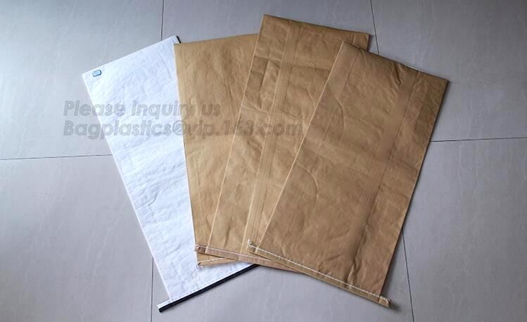 Hot Selling Kraft Paper PP Woven Plastic Cement Valve Bag For 25Kg,kraft paper laminated pp woven sandwich bag for logis