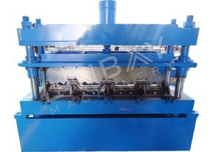 China 1.5'' Flying Shear Roof Roll Forming Machine 20-25m/Min Galvanized Type B Wide Rib wholesale