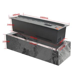 Upgrade Your Space With A Remote Control Embedded Water Steam Fireplace Freestanding Design