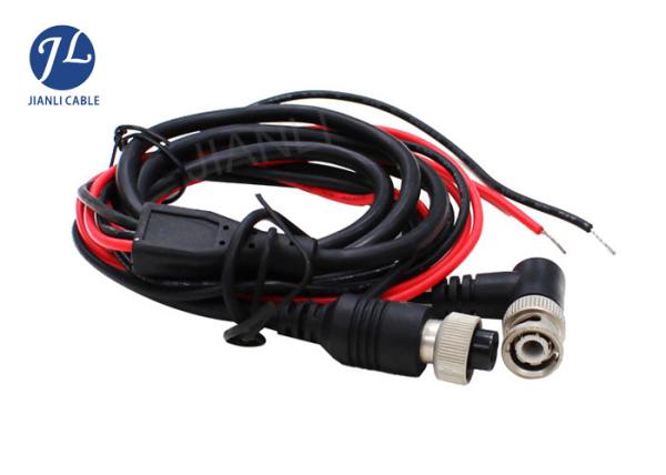 Quality 4 Pin Backup Camera Cable Extension With BNC Adapter For Taxi Camera System for sale