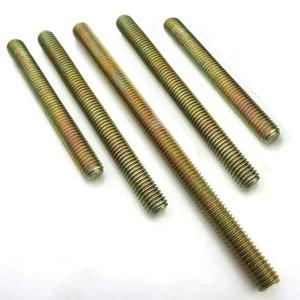 China High Durable Full Thread Stud Bolt , Long Threaded Metal Bar Preventing Corrosion wholesale
