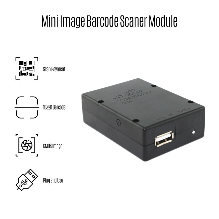 Fixed Mount Omni Directional Bar Code Scanner 2D Reader RS232 USB TTL Interface