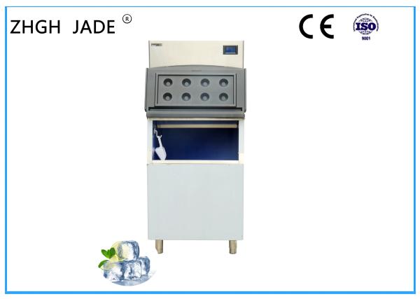 Quality SS304 Shell Industrial Ice Cube Machine , Milk Shop Use Stand Up Ice Machine for sale