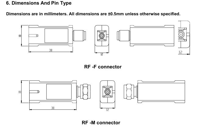ISO9001 Male RF Connector CATV Optical Node