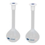 100ml Plastic Lab Volumetric Measuring Flasks with Snap Caps Measuring Flask