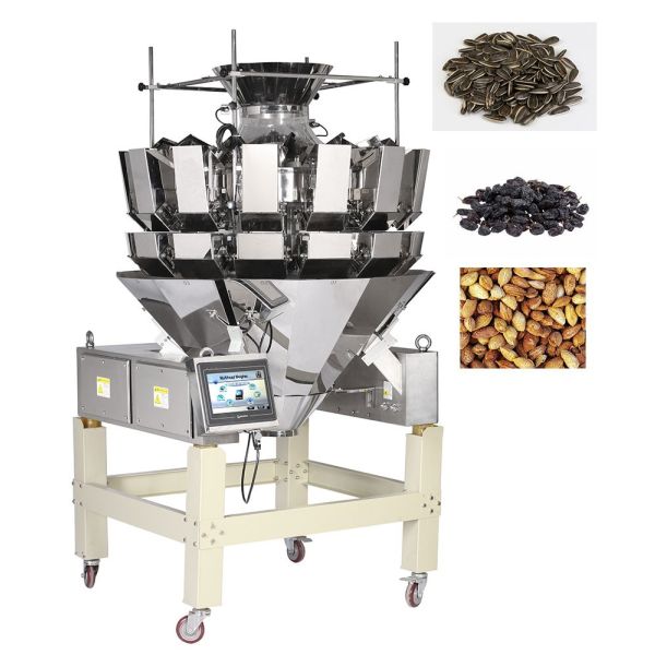 Plastic Tray Multihead Weigher Packing Machine Automatic Filling