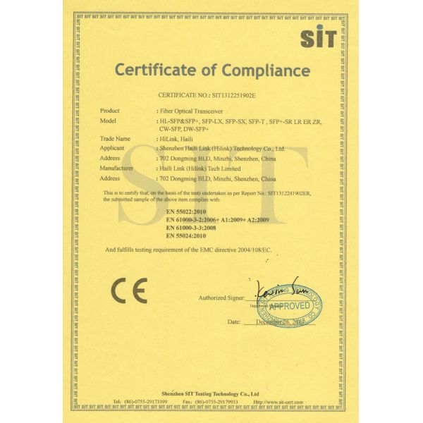 Commercial Grade 1.25G CWDM 1270~1610nm 80KM ZR Dual LC CWDM SFP Modules DDM