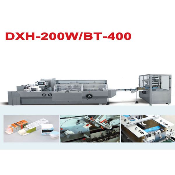 Automatic Cartoning Machine For Small Medicine Bottle Packing with speed 50-100boxes/min