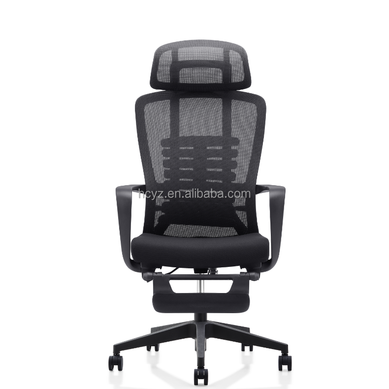Modern Office Furniture Executive Ergonomic Chair with Adjustable Footrest and Swivel Base