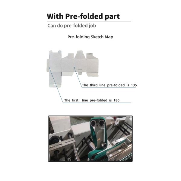 Easy to Operate CQT-900 Folding Boxes Machine Crash Lock Bottom Folder Gluer Machine Paper Folder Machine