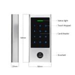 Wifi Tuya IP66 Waterproof Access Control System Touch Keypad RFID Card Reader