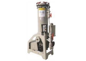 Chemical Industrial Filtration Systems For Copper Plating Solution Filter PVDF 160 L / Min